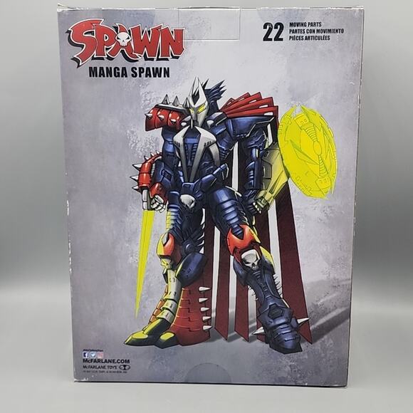 McFarlane Designer Edition Manga Spawn Figure Box Sealed Loose Sword & Shield - Picture 7 of 15